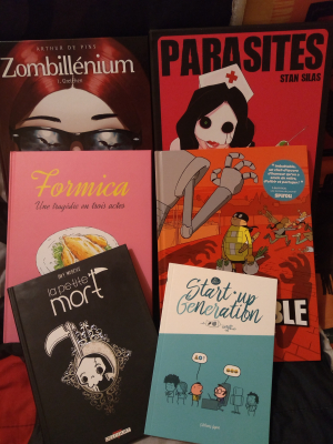 Zombillénium, Parasites, Formica, Imbattable, La Petite Mort, Start-up Generation