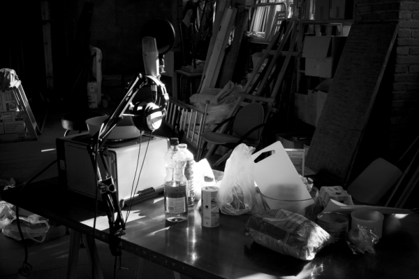 Une des dernières émissions de la toute première saison de RADIOM : le studio prêt à accueillir "Des Radis et des Hommes" !